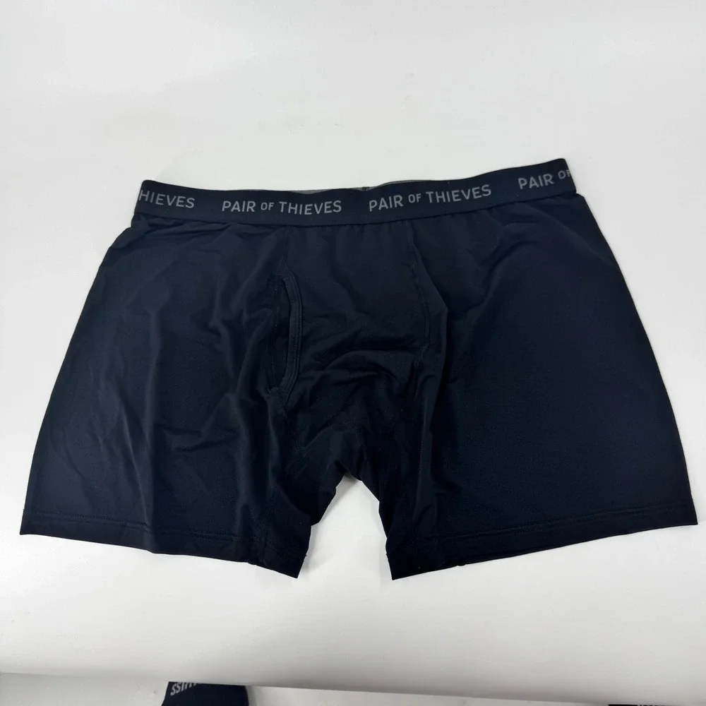 Pair of Thieves‎ Mens Black Boxer Briefs Underwear Size Medium